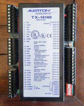 Tx-16160 Alerton
