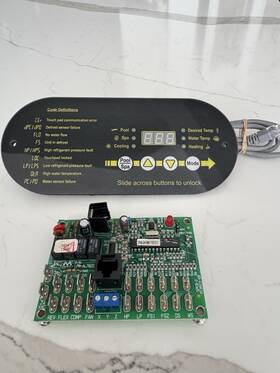 16238 Aquacal Control Panel With Board Assembly