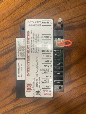 Bg1600m10ek-1aa Baso B61600m10eu-1aa Intermittent Pilot Ignition 24vac 50/60hz Nec Class 2