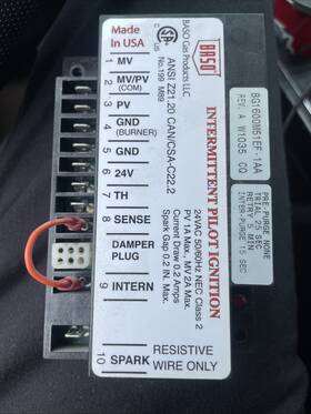 Bg1600m51ef-1aacj Baso Intermittent Control Bg1600m51ef-1aa