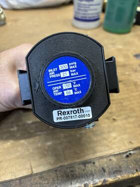 Pr-0077817-00010 Bosch Rexroyh Group Pneumatic Regulator - Inlet Air Pres-300psi Pr-0077817-00010 Bosch Rexroyh Group Pneumatic Regulator - Inlet Air Pres-300psi