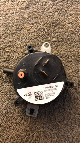 Hk06zb104 Carrier Hk06zb105 Bryant Payne Furnace Air Pressure Switch