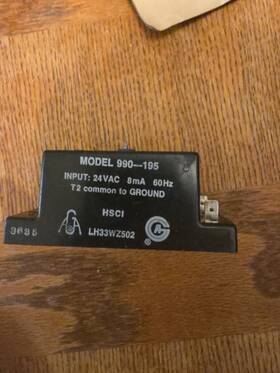 Carrier L33wz502 Hsci Model 990 195 Input 24v Spark Ignitor