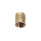 Cd2245-25 Valve Flare Cap Round Brass Neoprene Seal Pack 682248111023