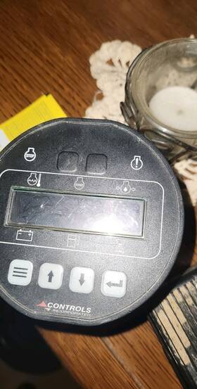 Hp-4072 Controls Digital Control Panel With Display And Buttons