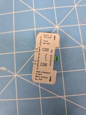 037h0111 Danfoss 037h0113 Aux Contact Green Cb-no