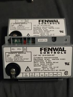 35-615955-997 Fenwal Controls Automatic Ignition System Cat. No