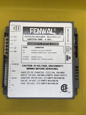 35-670910-241 Fenwal Automatic Ignition Control Module