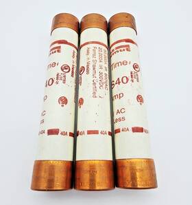 Ots40 Ferraz Shawmut Lot Set Of 3 40a 600v One Time Class K5 Fuse Ots40 Ferraz Shawmut Lot Set Of 3 40a 600v One Time Class K5 Fuse
