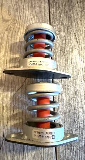 Gelanziwa Jc120p Spring Vibration Damping Mounts Floor Mount 198-264lbs Two Pk