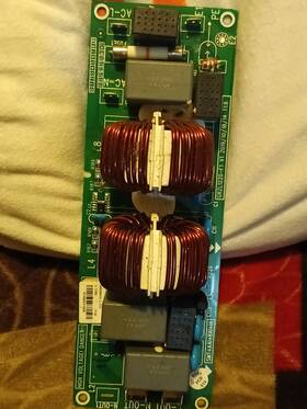 Grzl1220-f1 Gree 300020060028 Zl1220c Multi-line Circuit Filter Board - Used