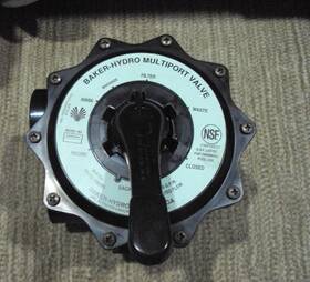30b0047 Honeywell Baker Hydro/waterco - Multiport Valve 2 Inch 7 Position Used