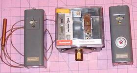 L4006h Honeywell Aquastat Pressuretrol Controller Mixed Boiler Parts Hvac Repair Lot