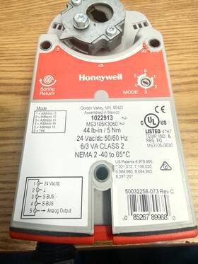 Ms3105k3060 Honeywell 1022913 Direct Coupled Actuator New Open Box