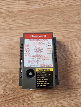 S860c1000 Honeywell S860c Direct Spark Ignition Control Module Pre Owned