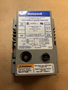 S87d1087 Honeywell S87d Direct Spark Ignition Module Control 25v