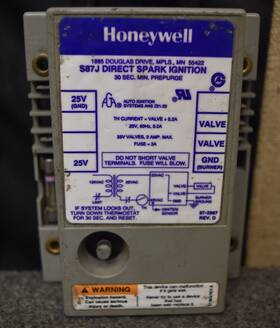 S87j1026 Honeywell S87j 11 Sec Direct Spark Ignition Module Controller S87j1026 Honeywell S87j 11 Sec Direct Spark Ignition Module Controller