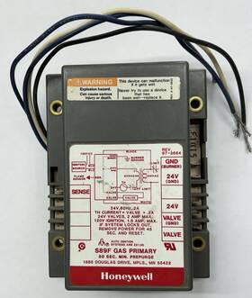 S89f1015 Honeywell S89f Gas Primary Control. S89f1015. Used On Longwood Dual Fuel Furnace