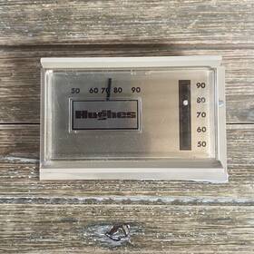 Hughes Th-102-110-d Vintage Thermostat Part # Tested And Works