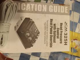 325h Icm Head Pressure Control Heat Pump Overdrive