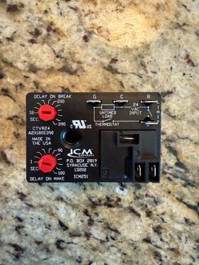 Icm251 Icm Ctvr24 Fan Blower Circuit Control Dual On/off Delay Timer Free Ship