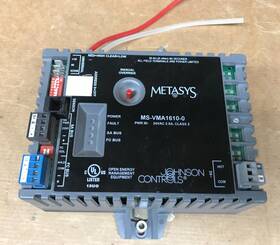 1610-0 Johnson Controls Metasys Ms-vma Variable Air Volume Controller