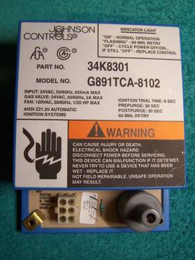 34k8301 Johnson Controls 87f22 86h30 73k86 Lennox Pulse Ignition Control