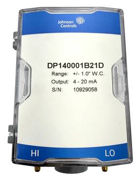 Johnson Controls Dp140001b21d Differential Pressure Low Bidi 1 Inch