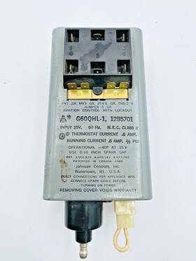 G60qhl-1 Johnson Controls 12b5701 Ignition Control With Lockout 1/2 Psi 25v 60hz G60qhl-1 Johnson Controls 12b5701 Ignition Control With Lockout 1/2 Psi 25v 60hz