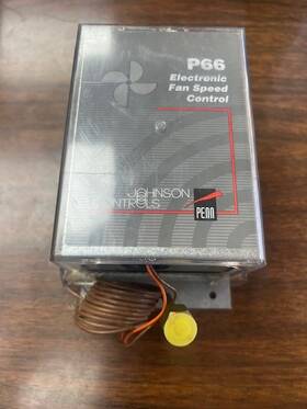 P66aab-6c Johnson Controls P66aab-6c. Electronic Fan Speed Control P66 24vac Used