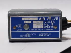 V11uaa-111 Johnson Controls 3-way Solenoid Air Valve 110/120v 30 Psi 1/8 Npt