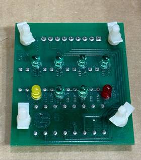 E2105600 Laars Pennant Boiler Indicator Light Circuit Board Panel Checked