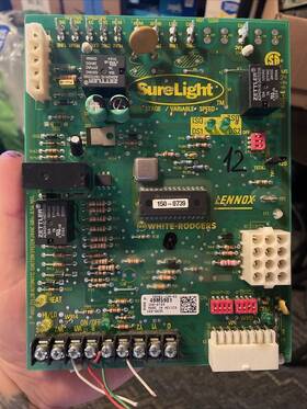 50v61-120-03 Lennox Furnace Control Board Surelight