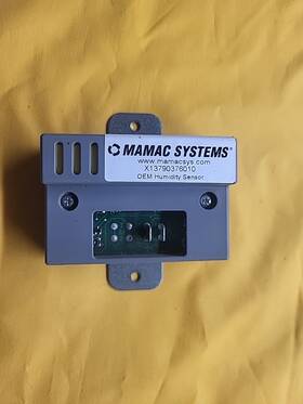 Mamac Systems X13790376010 / Trane Oem Humidity Sensor X13790376010