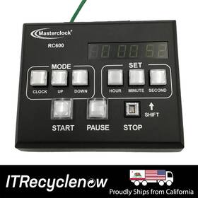 Ap-00670-dp Masterclock Rc600 Count-down Count-up Clock Controller Missing Stop Keycap