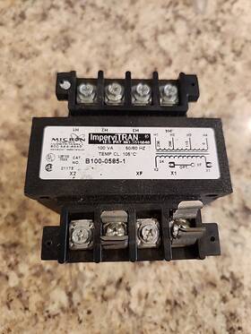 Micron B100-0585-1 Control Impervi Tran Transformer