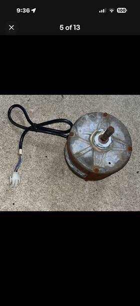 5sme39hshz12 Nordyne 622288 Condenser Fan Motor Used Tested