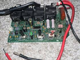 Potter & Brumfield T9av1d22-48 And Therm-o-disc Control Board 48vdc 30a With Relays