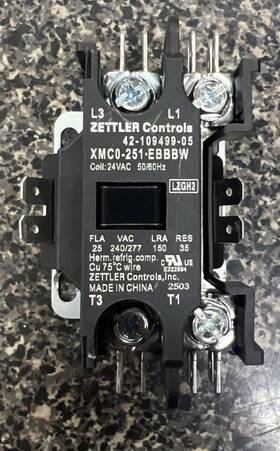 Rheem 42-109499-05 Oem Zettler Contactor Hvac Usa Seller Free Shipping
