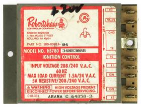Hs780-34nr308b Robertshaw Hs780 34nr308b Furnace Ignition Control Module