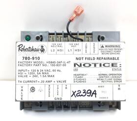 Hs845-34-il-4t Robertshaw 780-910 100-837-00 Ignition Control Module Used X239a