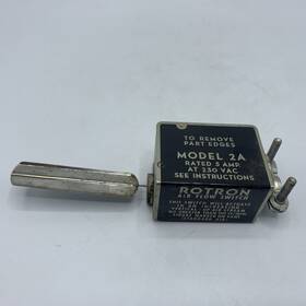 Re-65 Rotron Air Flow Switch 2a Vintage Hvac Part Untested 5 Amp At 250 Vac