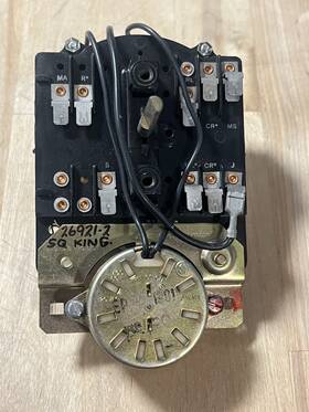 26921-2 Square D / King Commercial Refrigeration Defrost Timer Kingston Motor 120v