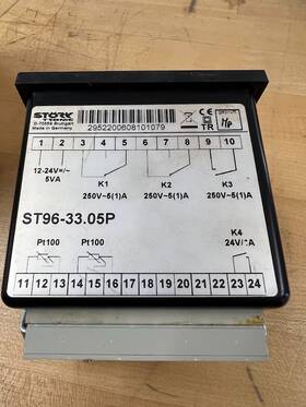 St96-33.05p St Rk-tronic St96-33 Temperature Controller/regulator St96-33.05p St Rk-tronic St96-33 Temperature Controller/regulator