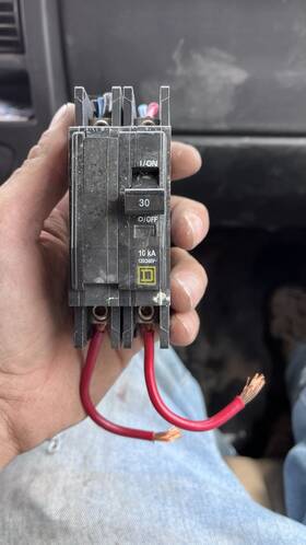 D801339p01r Trane Bkr01871 Circuit Breaker 30 Amp Used D801339p01r Trane Bkr01871 Circuit Breaker 30 Amp Used