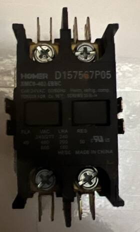 Trane D157567p05 Oem Homer Contactor Hvac Usa Seller Free Shipping