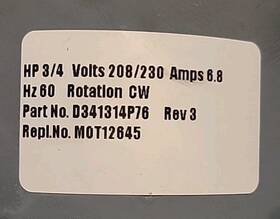 Mot12645 Trane Oem Dg04 C04126 Ecm Module Hvac Usa Seller Free Shipping