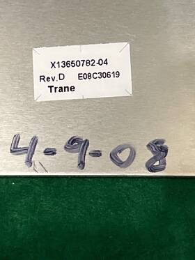 X13650782-04 Trane X13650782040 Keypad Display Rev D