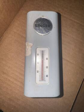 176-6 White Rodgers Vintage Thermostat Singer - Tested