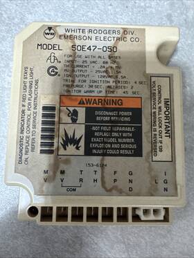 White-rodgers 50e47-50 Tested White-rodgers Ignition Control